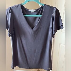 Calvin Klein grey top - size M